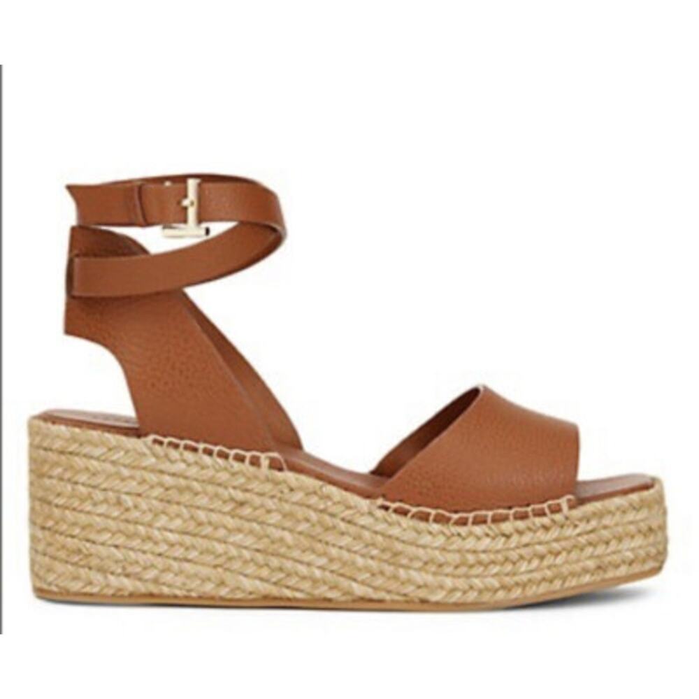 Lafayette 148 Margot Platform Espadrille Wedge Sandals Women's Sz 36 (US 6) NEW